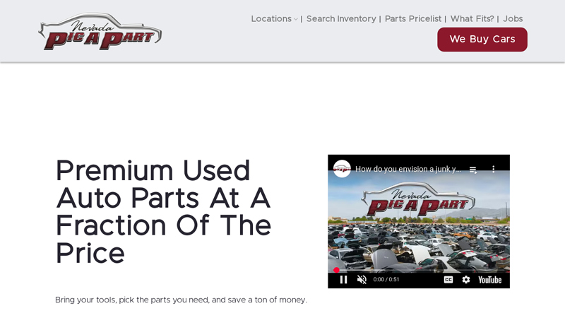 Nevada Pic Auto Parts u pull it auto parts near me