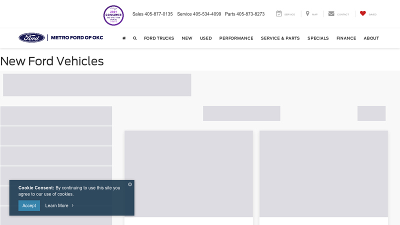 New Ford Inventory OKC at Metro Ford of OKC ford parts okc