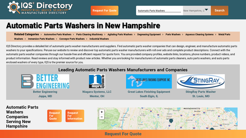 New Hampshire Automatic Parts Washer Companies ... derry auto parts derry new hampshire