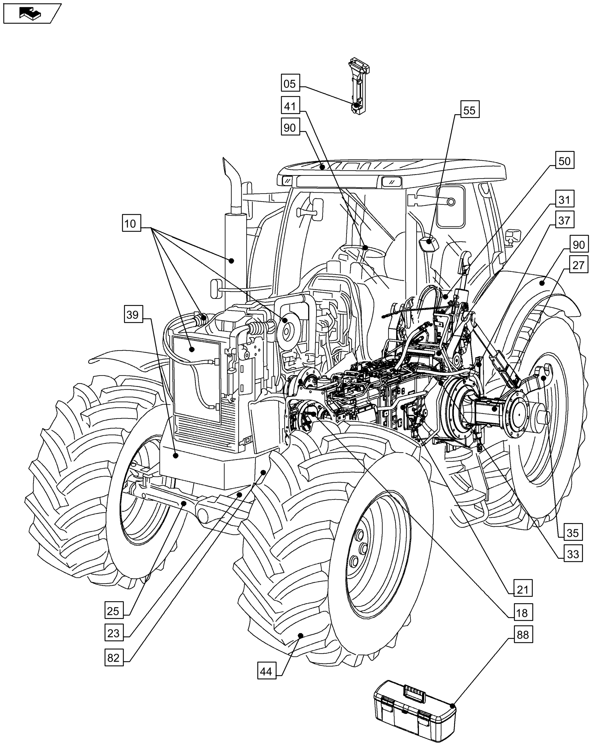 New Holland Tractor Parts guide