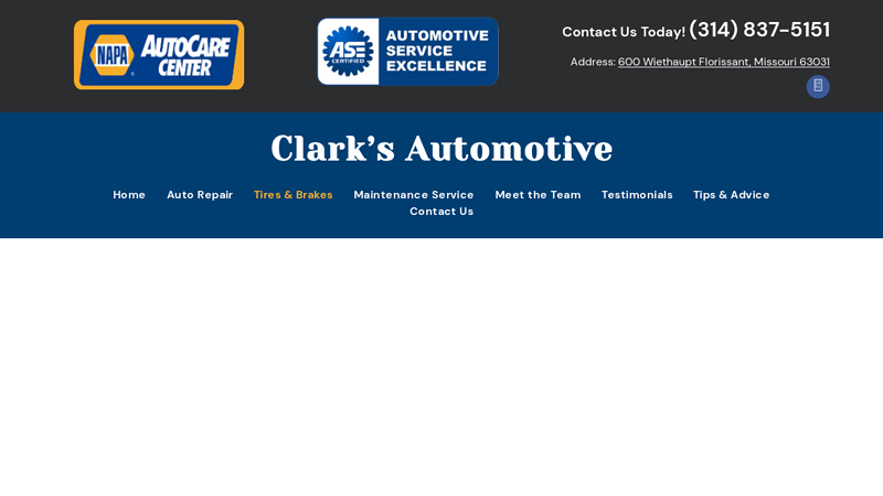 New Tire Replacement clarks auto parts