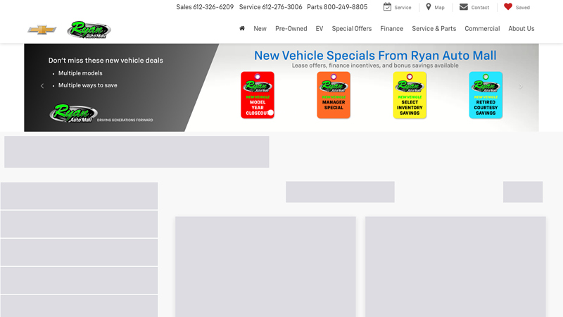 New & Used Chevrolet Vehicles ryan's auto parts
