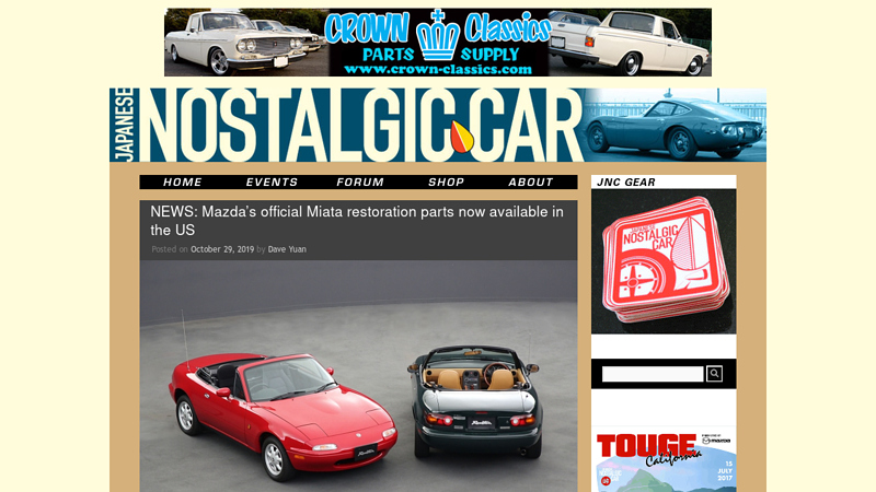 NEWS miata car parts