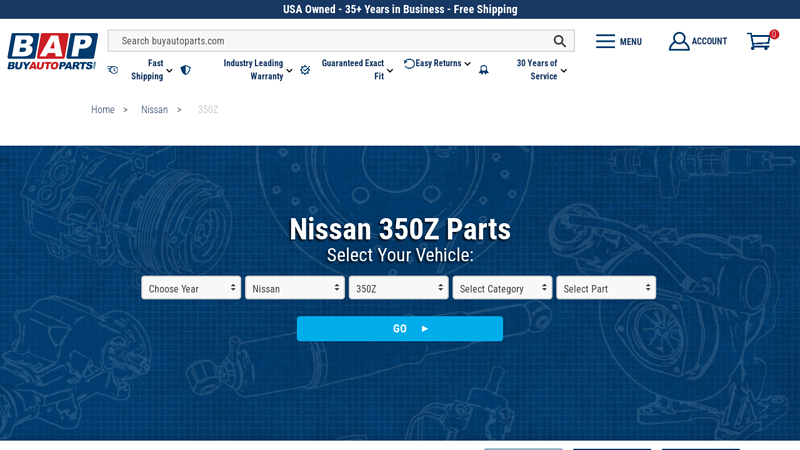 Nissan 350Z parts 350z auto parts