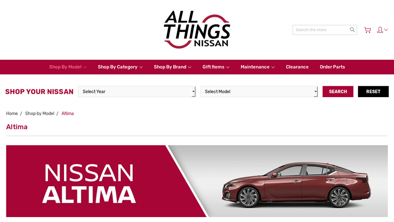 Nissan Altima Accessories & Parts nissan altima auto parts