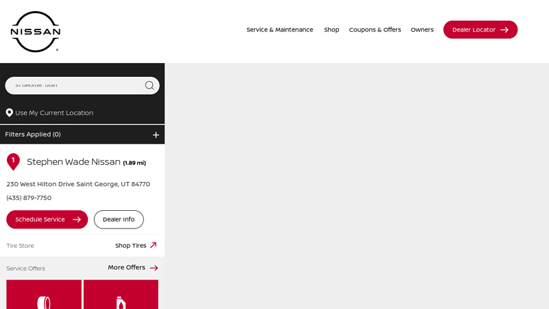 Nissan Dealership in St George, Utah car parts st george