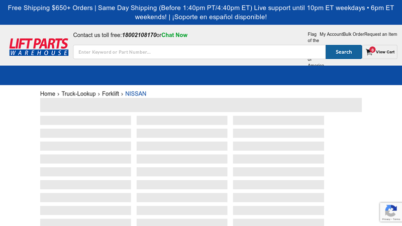Nissan Forklift Parts nissan fork truck parts