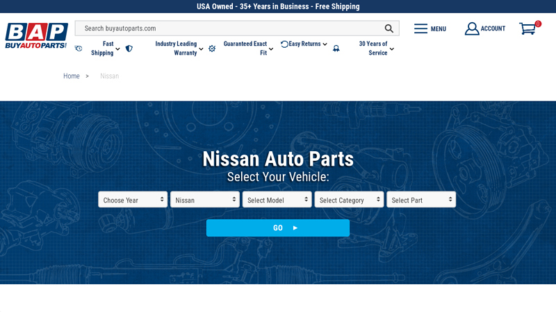 Nissan OEM Auto Parts Online nissan motor parts
