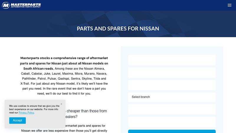 Nissan Parts and Spares nissan truck parts