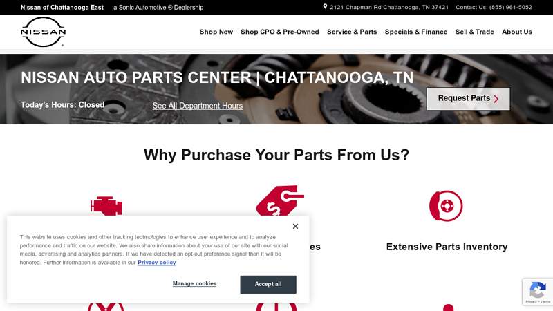 Nissan Parts for Sale auto parts chattanooga tn
