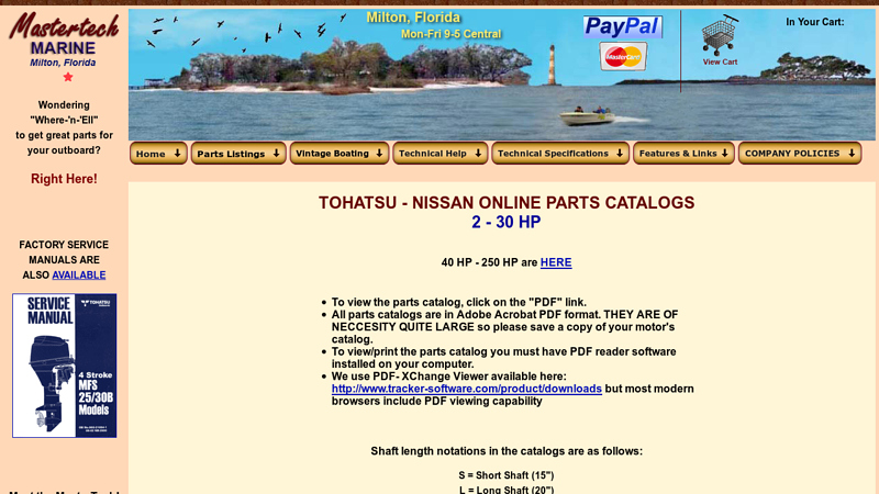 Nissan & Tohatsu Outboard Parts Catalogs Online nissan boat motor parts