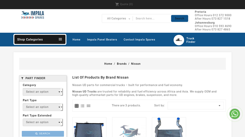 Nissan UD Truck Parts ud truck parts