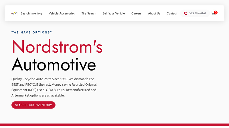 Nordstrom's Automotive reclaimed auto parts