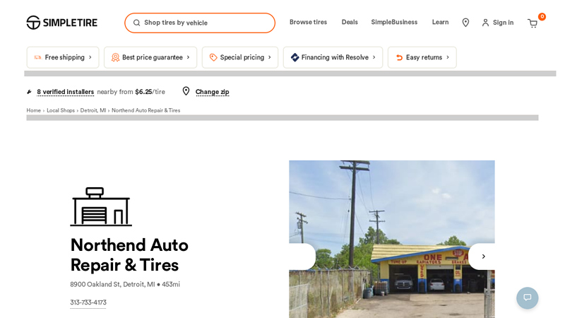 Northend Auto Repair & Tires in Detroit, MI (8900 Oakland St) northend auto parts