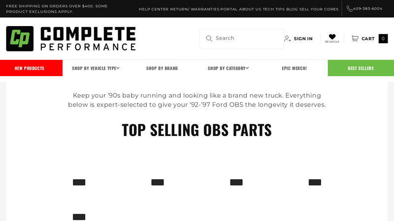 OBS Ford Truck Parts & Accessories (1992 97 ford f150 parts
