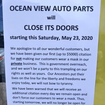 Ocean View Auto Parts Ocean View Hi guide