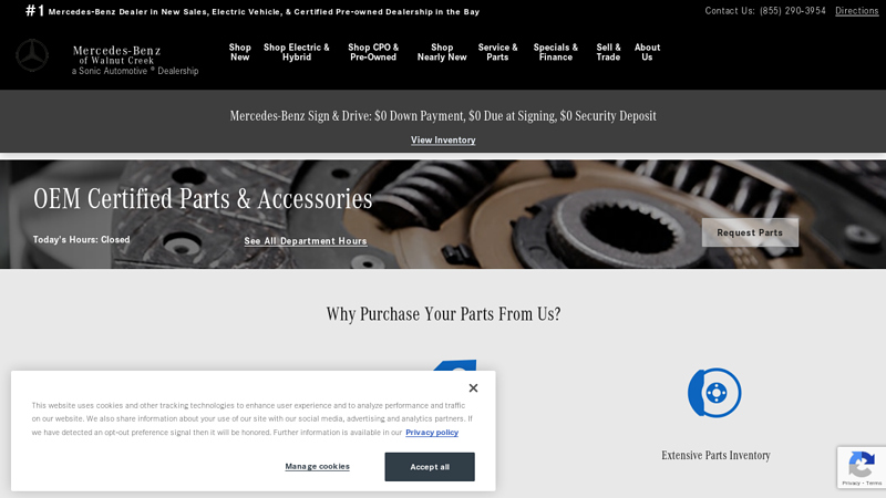 OEM Certified Parts & Accessories auto parts walnut creek ca