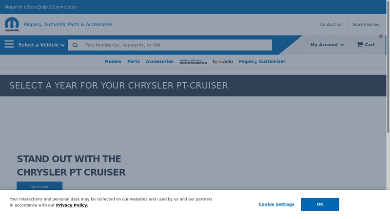 OEM Chrysler Pt pt cruiser car parts