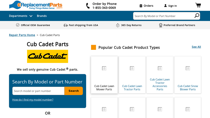 OEM Cub Cadet Parts & Accessories cub cadet lawn tractor parts