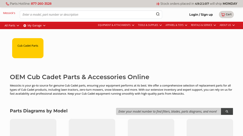 OEM Cub Cadet Parts & Accessories (In-Store & Online) cub cadet lawn tractor parts