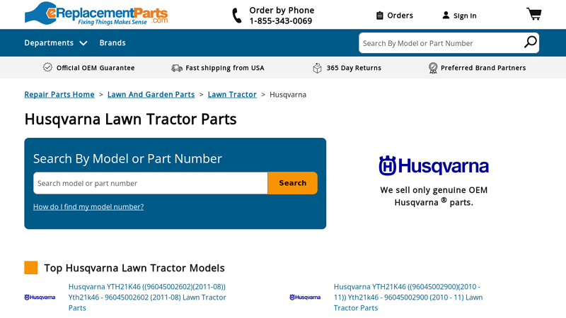 OEM Husqvarna Lawn Tractor Parts & Accessories husqvarna lawn tractor parts