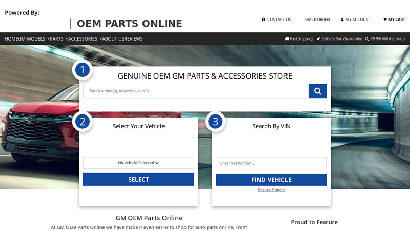 OEM Parts Online chevy truck parts catalog