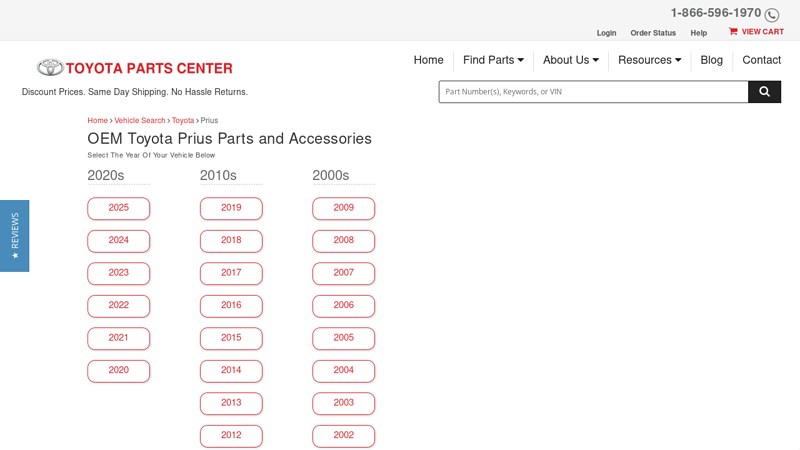OEM Toyota Prius Parts and Accessories toyota prius parts