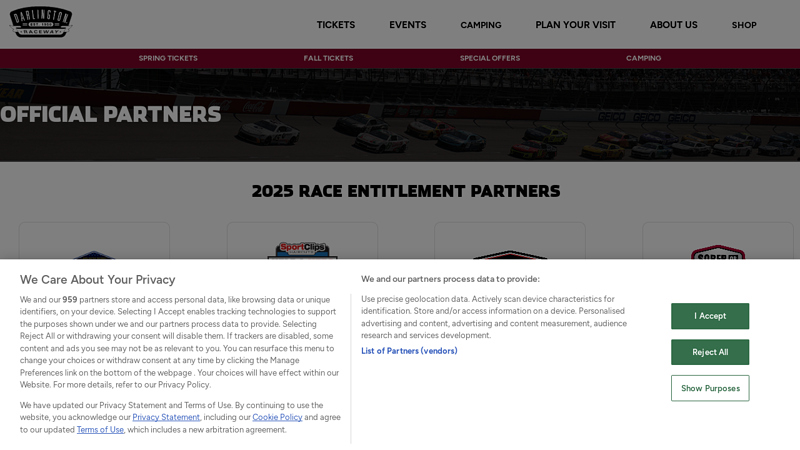 OFFICIAL PARTNERS raceway auto parts