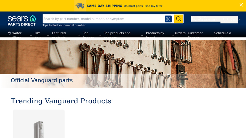 Official Vanguard parts vanguard motor parts
