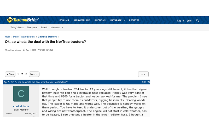 Ok, so whats the deal with the NorTrac tractors? nortrac tractor parts