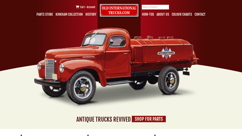 Old International Trucks used international truck parts