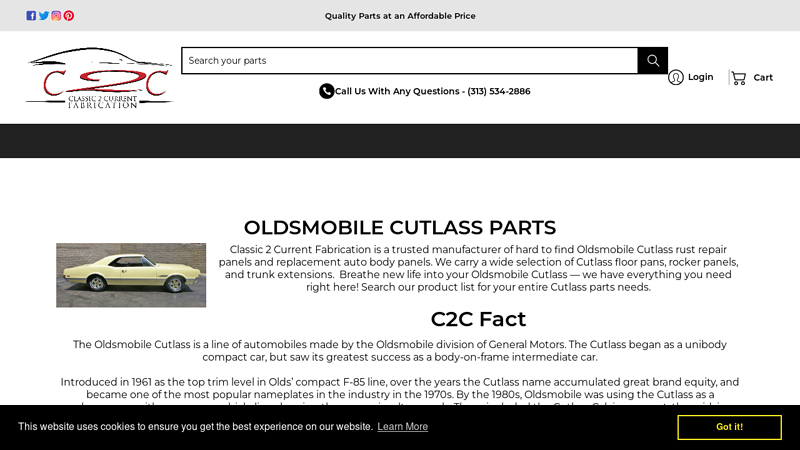 Oldsmobile Cutlass Parts cutlass car parts