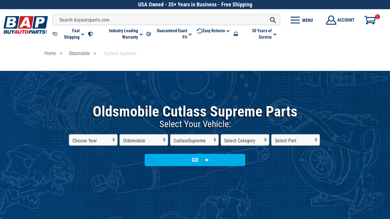 Oldsmobile Cutlass Supreme Parts cutlass auto parts