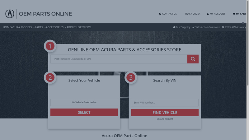 Online Acura Parts Superstore wholesale car parts slc