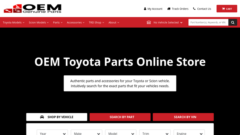 Online OEM Toyota Part Superstore Auto Parts toyota oem parts superstore