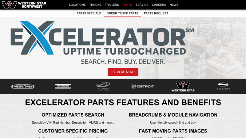 Order Truck Parts western star truck parts