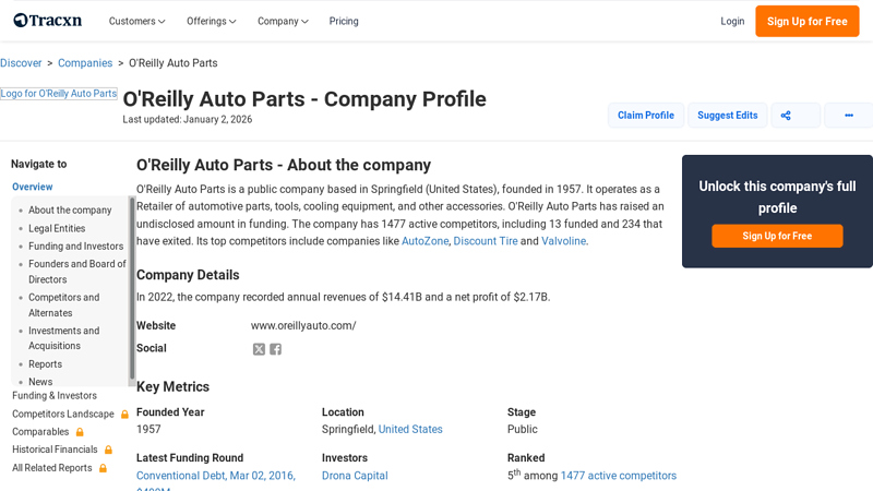 O'Reilly Auto Parts oreillyauto auto parts