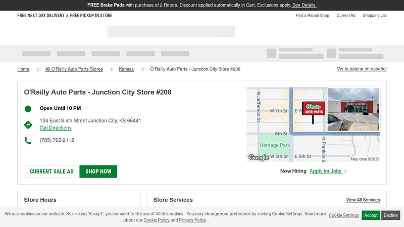 O'Reilly Auto Parts Store #208 save more auto parts fort washington maryland