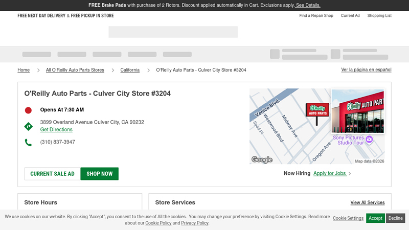 O'Reilly Auto Parts Store #3204 advance auto parts lincoln ne