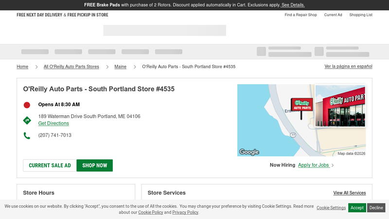 O'Reilly Auto Parts Store #4535 auto parts store portland