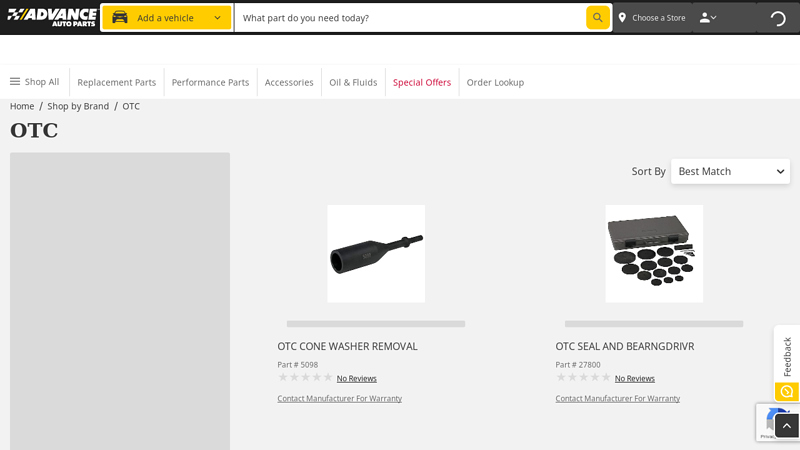 OTC advance auto parts elmira