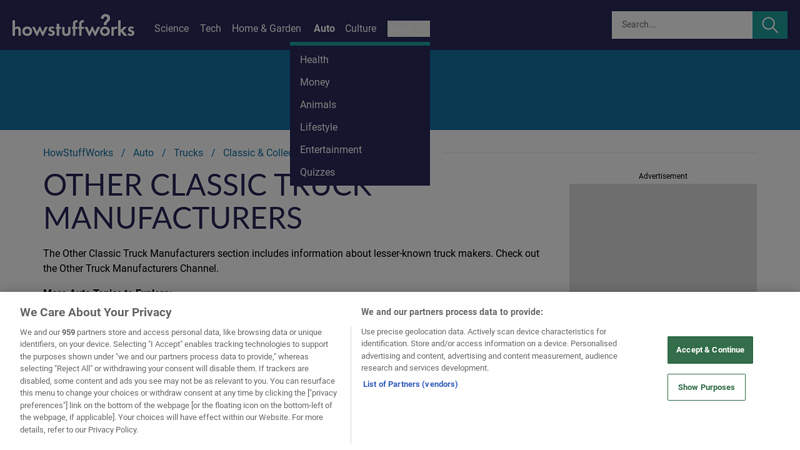 Other Classic Truck Manufacturers - Auto 40 chevy truck parts