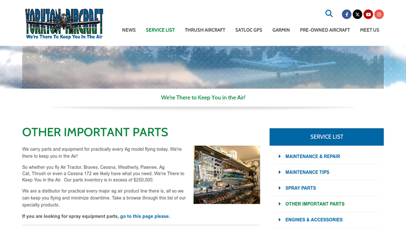 Other Important Parts air tractor parts