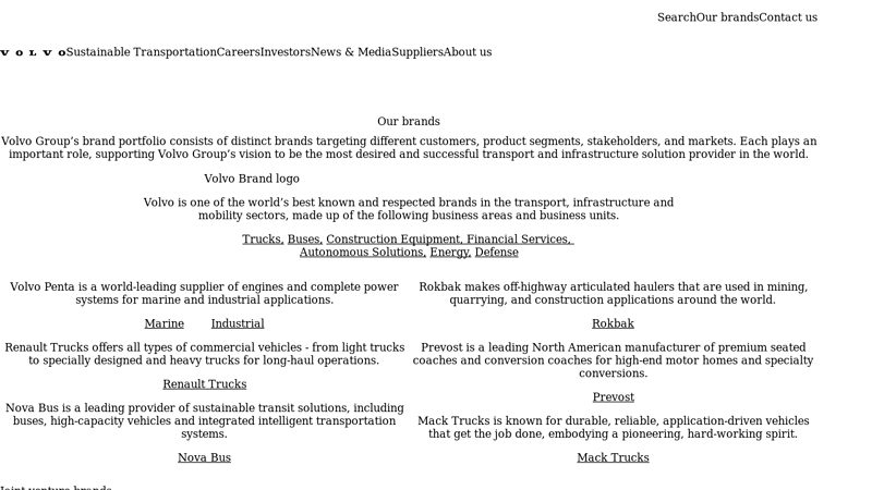 Our Brands volvo commercial truck parts