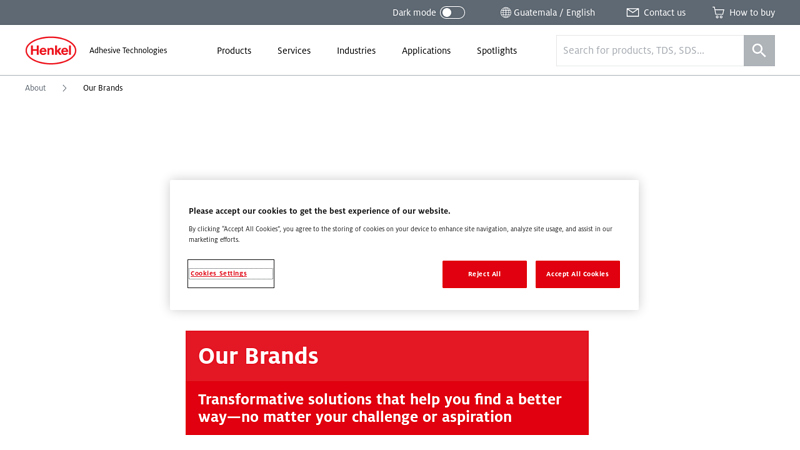 Our Brands auto parts glue