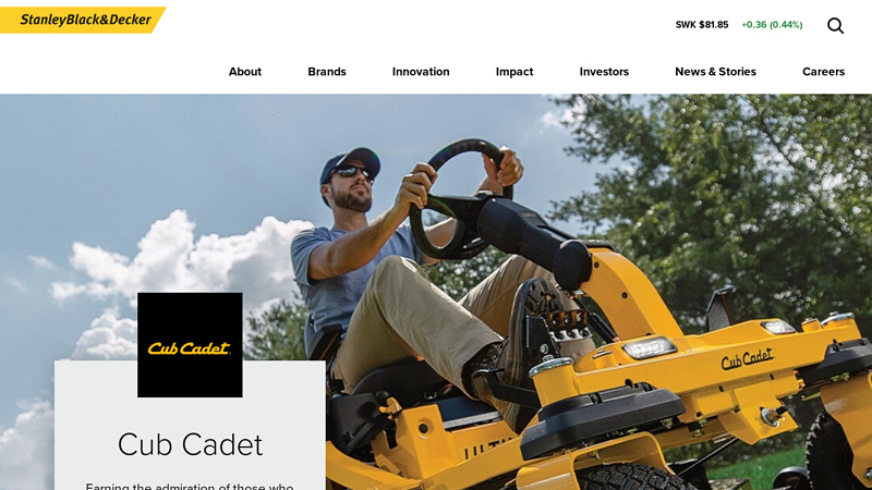 Our Brands: Cub Cadet cub cadet lawn tractor parts