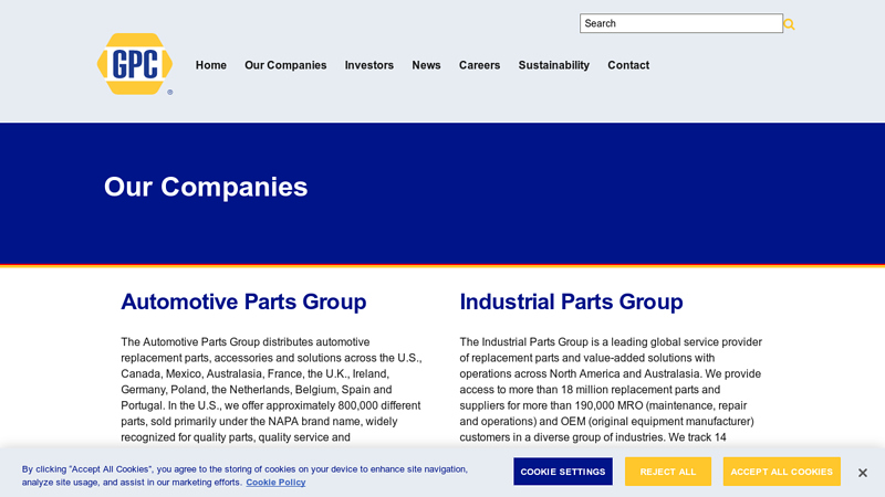 Our Companies Auto Parts european car parts near me