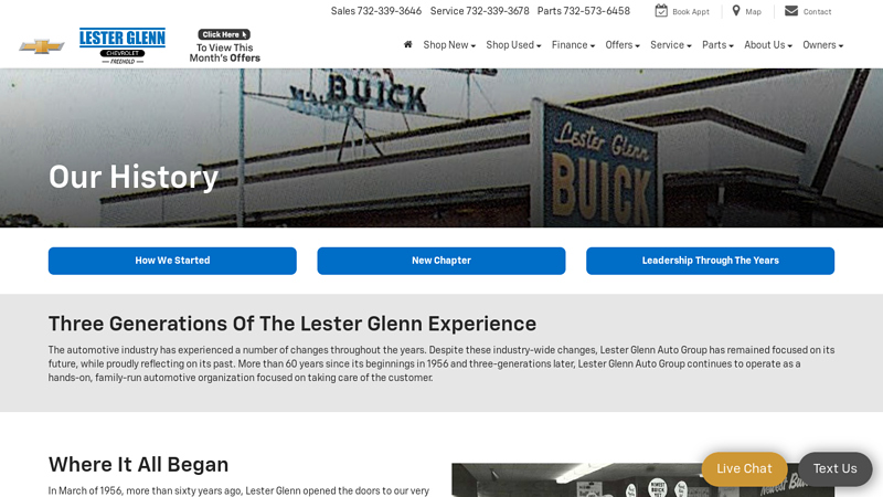 Our History glenn's auto parts