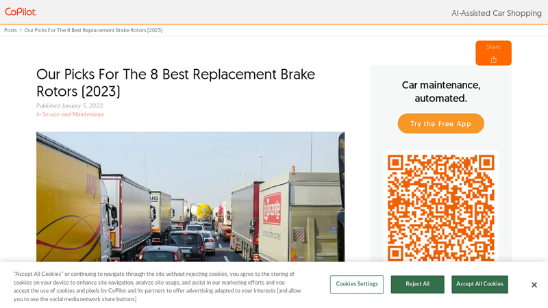 Our Picks For The 8  Replacement Brake Rotors (2023) auto parts rotors