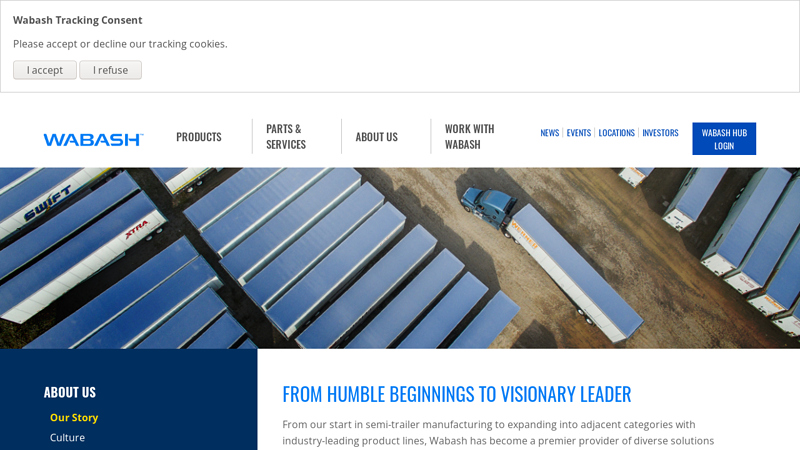 Our Story supreme box truck parts